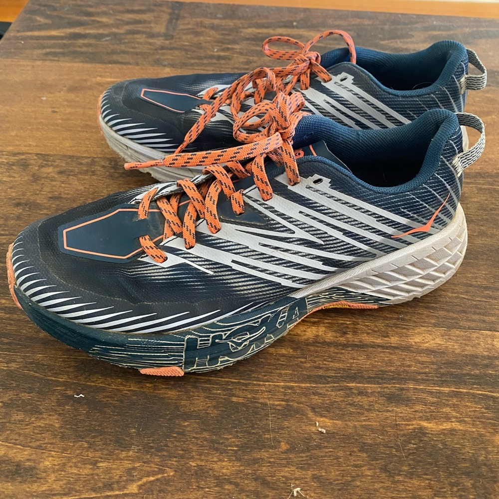 Hoka Speedgoat 4 Women Trail Running Shoe Navy